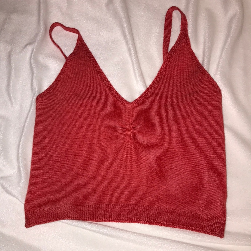 ❌❌❌❌SOLD❌❌❌❌❌❌ Knit orange crop top